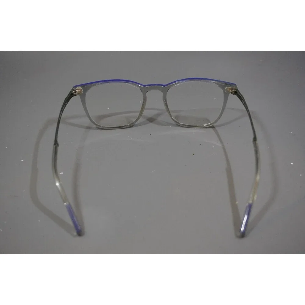 MOREL OGA 10140O GB08 Blue Clear Grey Eyeglasses Frames Only 52-20-145